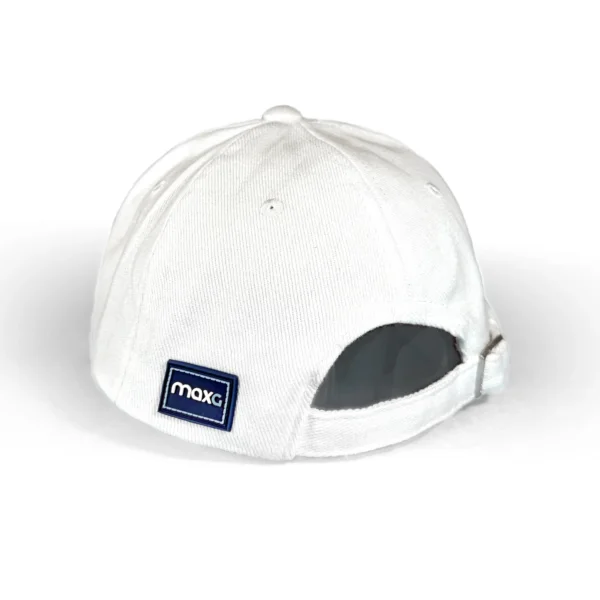 Maxg Basecap White Back 2