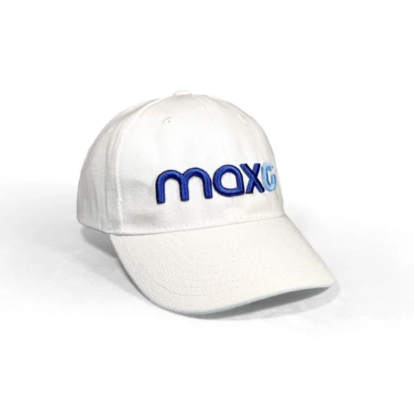 Maxg Basecap White Front 2